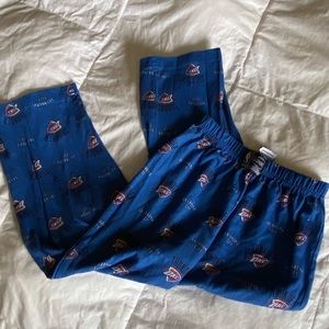 Oklahoma City Thunder pajama pants EUC